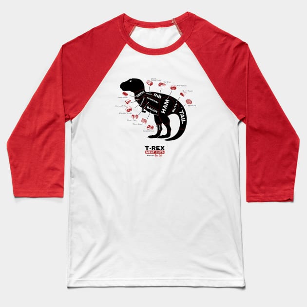 DINO DELI Baseball T-Shirt by victorcalahan